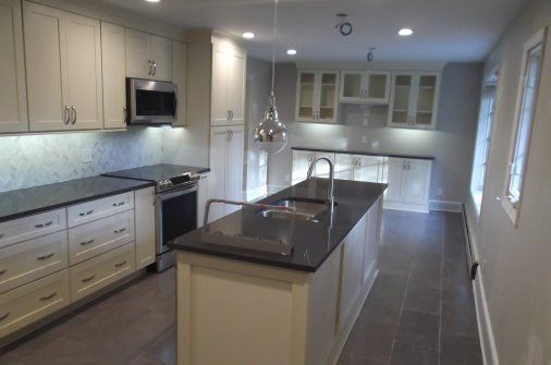 Kitchen Remodeling Project Center Island Faucet